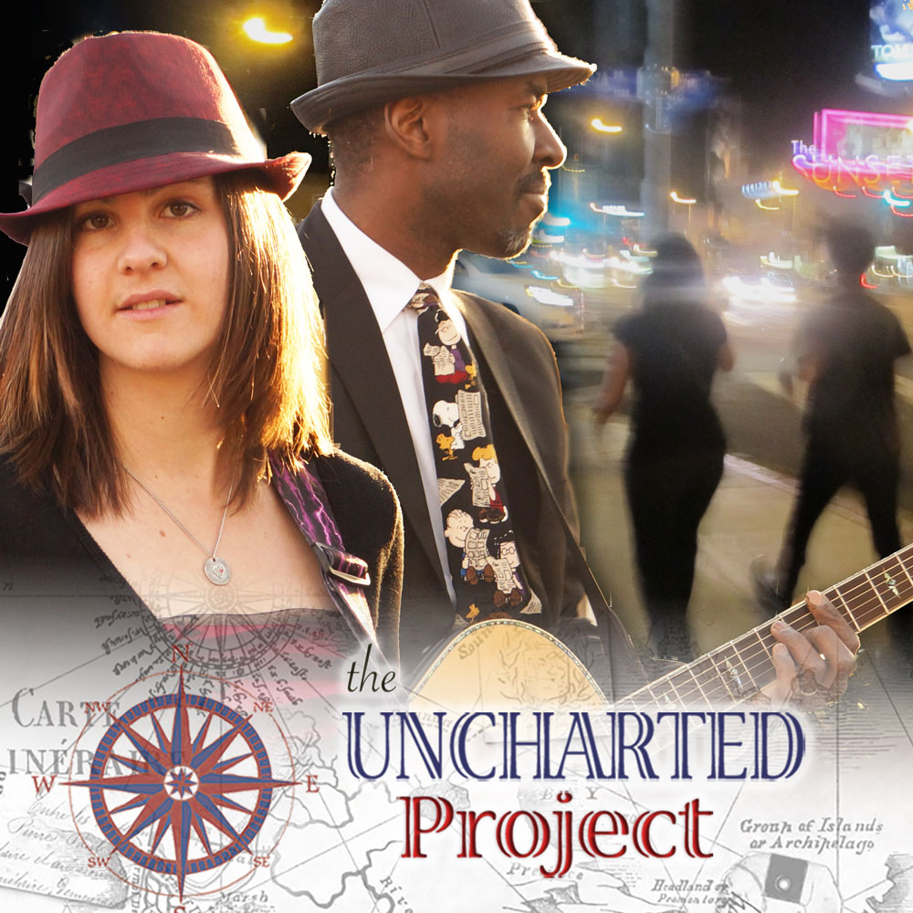 uncharted project music press photos, bluesy soul R&B band, music duo